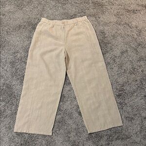 Eileen Fisher khaki Wide Leg Pants ❤️SALE